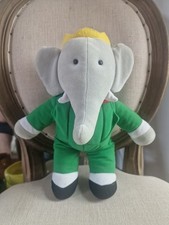 ?? Vintage Peluche BABAR 30 cm NOUNOURS AJENA 1989 TTBE