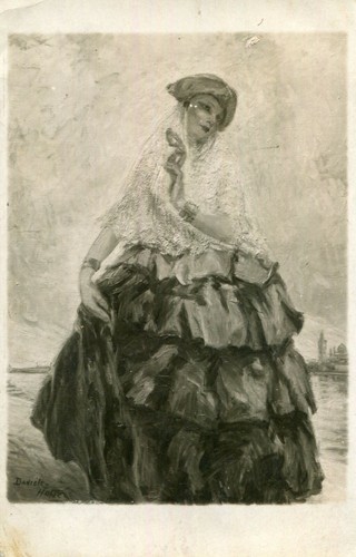 Carte photo art - photo, vénitienne