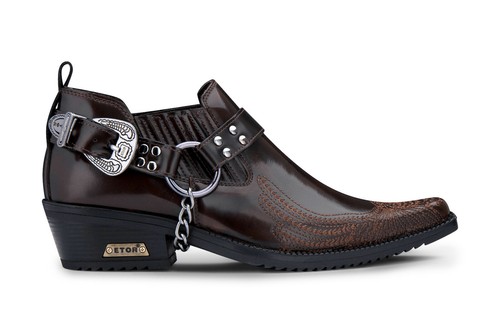 Homme cuir western chaussures - homme,