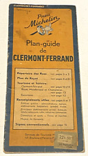 Plan Guide de CLERMONT-FERRAND - 1945  - Etat Très correct.