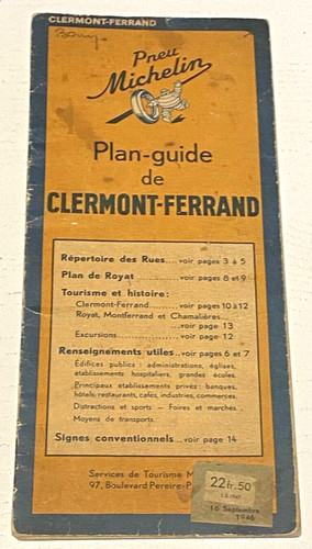 Plan guide clermont ferrand - guide, de