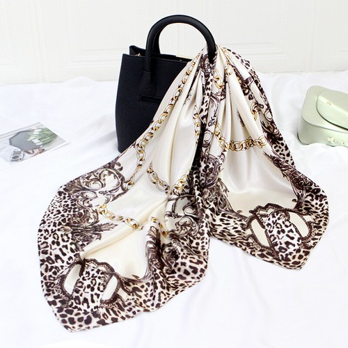 Foulard carré satin de - foulard,
