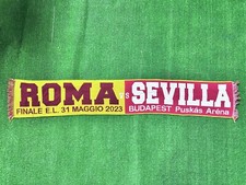 ÉCHARPE BUFANDA OFFIZIELL AS ROME SÉVILLE ULTRAS ECHARPE SCHAL MATCH PORTÉS