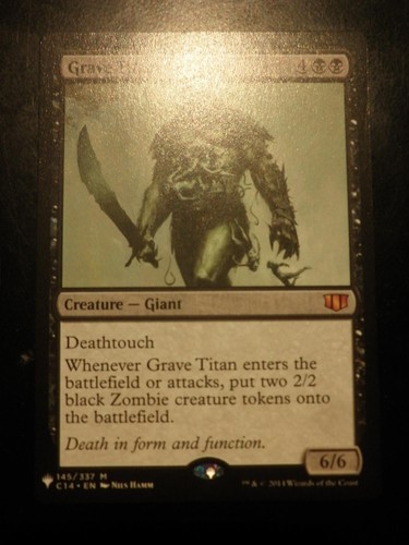 Mtg magic grave titan des - mtg,