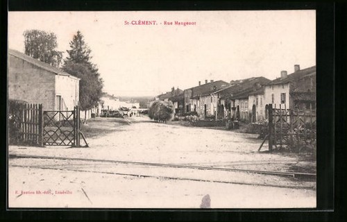 Cpa clément rue mangenot - cpa, st-clément,