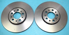 2 disques de frein avant 288mm BREMBO pour AUDI A1 A3 VW POLO IV V GOLF IV