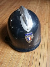 ancien casque vintage police CRS Petit Collin 1970