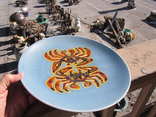 Japanese ceramic plate - japanese, by