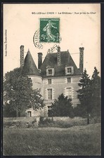 CPA Selles-sur-Cher, Le Château, Vue prise du Cher 1906 