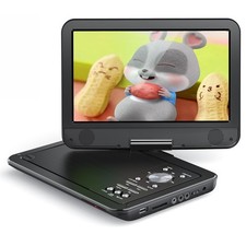 Lecteur DVD Portable 125" avec écran pivotant HD 105" pour Voiture et Enfants...