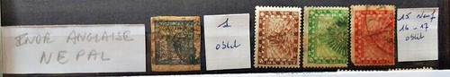 Timbres anciens inde - anciens,