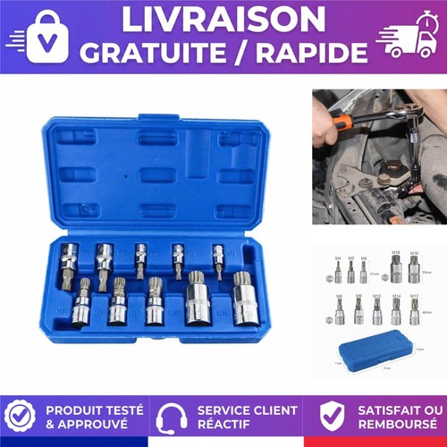 Coffret douilles torx xzn - douilles,