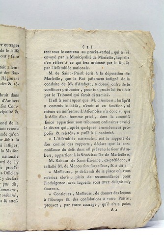 Livre ancien affaire arrivée - affaire,
