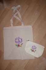 Sac fourre-tout coton + sac de