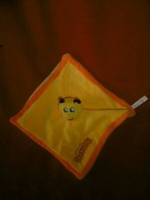 Doudou Plat Carré Parc du Bocasse Abeille Insecte Jaune Neuf 2 Dispos