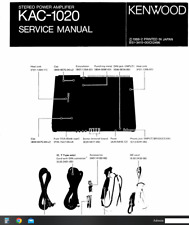 Kenwood Vintage Service MANUAL KAC 1020/1021/1023 -KGC-KDC-KRC....