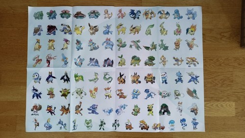 Poster géant affiche pokemon - poster,