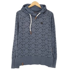Hoodie À Capuche Naketano Pour Hommes Bleu En Coton Cw5 Taille M
