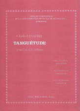 Charles Lesaffre: tanguétude pour cor en fa et piano (Billaudot)