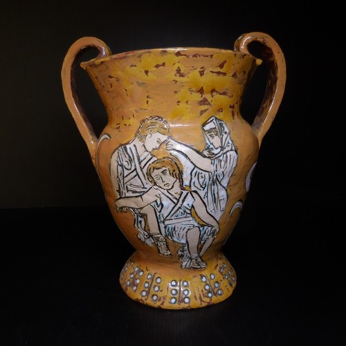 Vase grec amphore faïence
