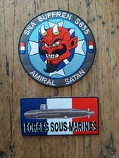 Ecussons patch marine nationale . Sous marins . Suffren . Navy patch