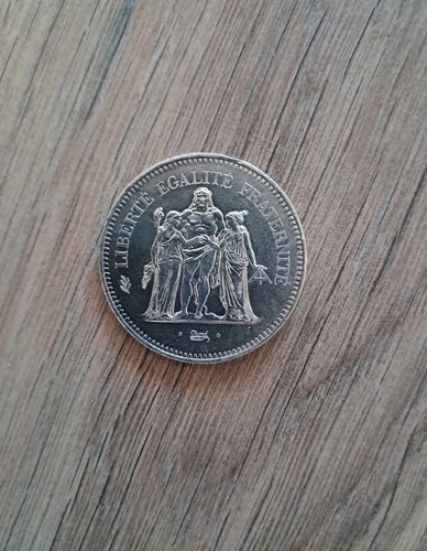 Pièce argent francs - argent, 50