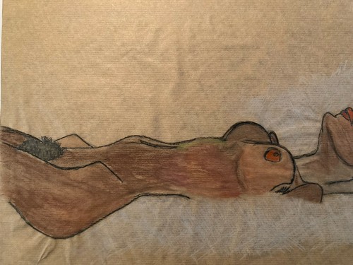 Painting peinture crayon - painting,