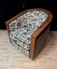 Fauteuil Art Déco rotatif