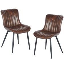 Lot de 2 chaises de salle à