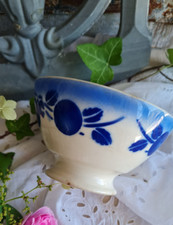 ANCIEN BOL DE GRAND MERE BADONVILLER DIGOIN DECOR DE FRUITRS  BLEUS