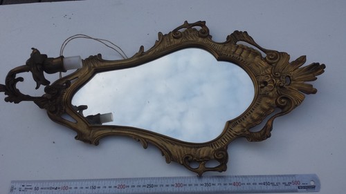 Ancien miroir applique - d'applique, un
