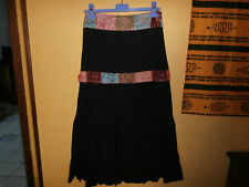 jupe jupon noir ceinture breloque bijou gitane flamenco dans T 38 sur ballerines