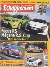 ECHAPPEMENT n°509 01/2010 FOCUS RS/ MEGANE RS CUP C4 WRC TWINGO R2 DS3 WRC