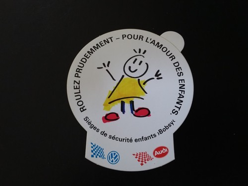 Ancien autocollant prévention