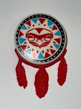 PLAYMOBIL INDIENS - Bouclier Rond Tête d'Aigle Guerrier Camp et ses plumes 5247