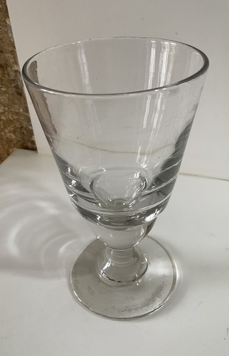 Ancien verre pied bistrot - ancien,