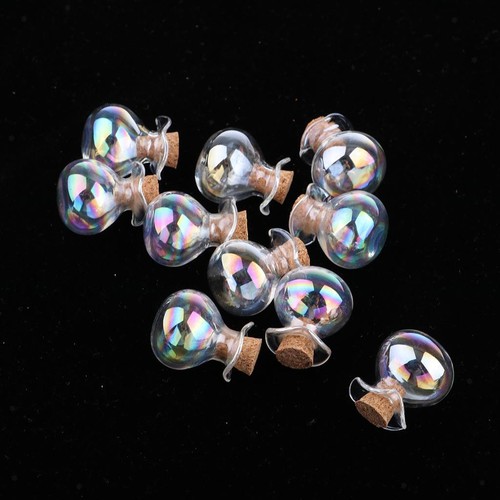 10pcs mini bouteilles verre - 10pcs,