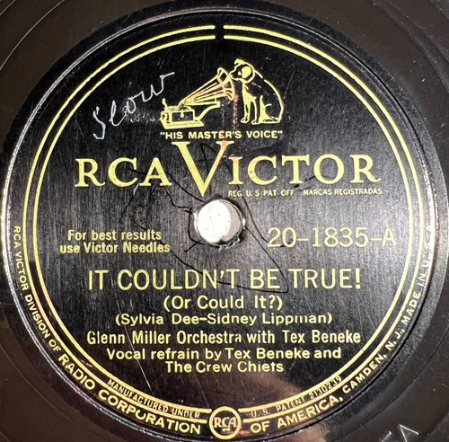 Glenn miller couldn t be - miller, it