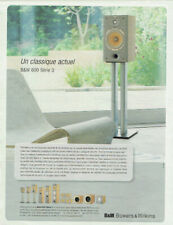 publicité Advertising 0521  2002  B & W 600 3  Bowers & Wilkins enceintes hi-fi