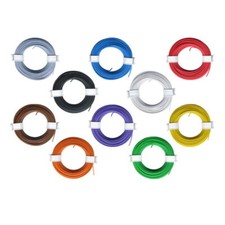 Cable de Liaison Cuivre Étamé Ligne Toron Fil Fils Sonnerie 0,25mm ² 10m