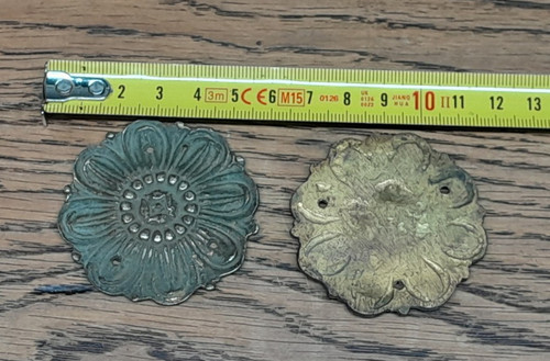 Ancien ornement bronze - bronze, /