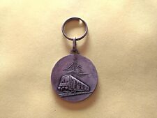 RARE PORTE CLÉS VILLE DE RAISMES MINES CHARBON TRAIN LOCOMOTIVE ARMOIRIES BLASON