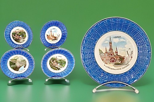 Lot assiettes parlantes - assiettes,