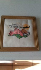 Tableau brodé 15 X 15