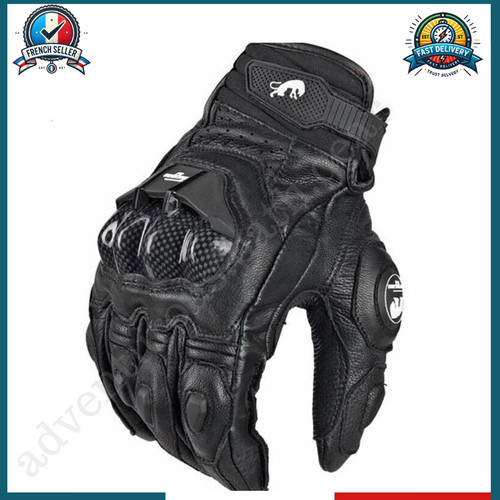 Gants moto cuir - gants,