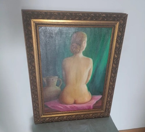 Tableau ancien huile - tableau,
