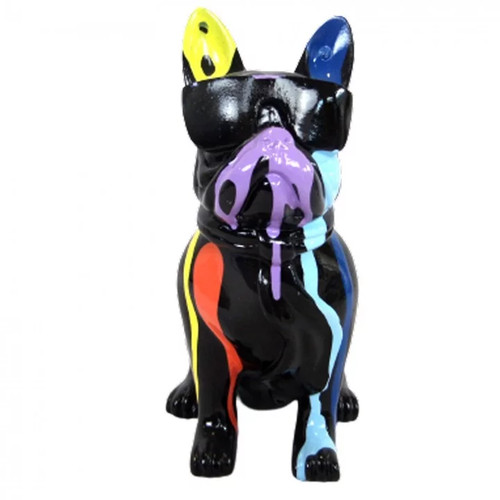 Statue résine chien - résine,