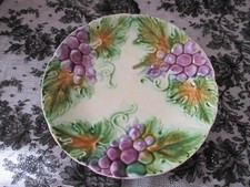Ancienne assiette barbotine - ancienne,