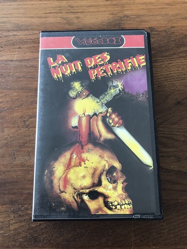 Vhs nuit des pétrifiés - la,