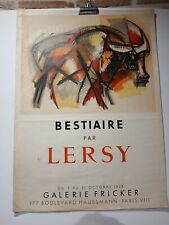 Affiche exposition de 1958 de